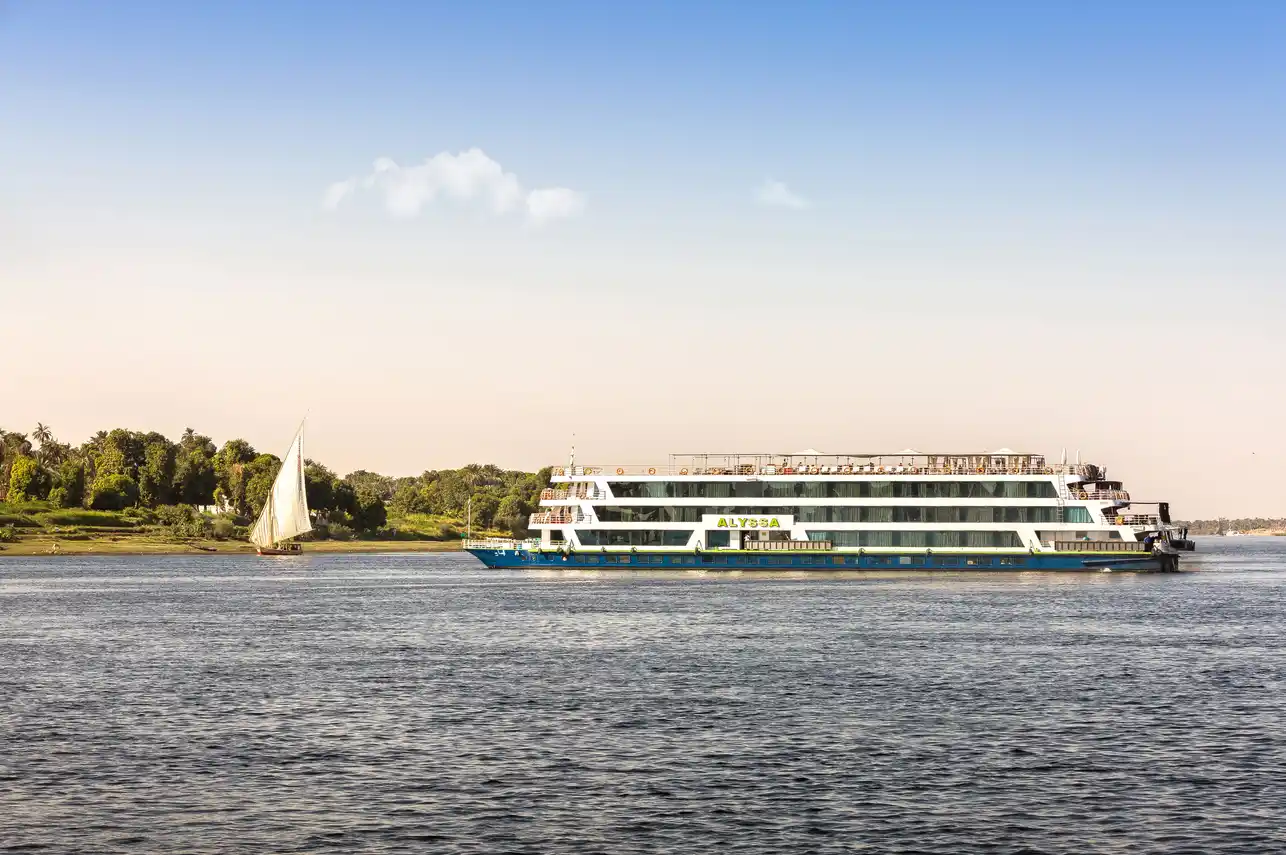 Exterior view of the MY Alyssa Nile Cruise Nile cruise ship